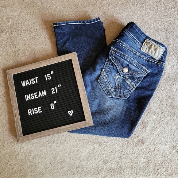 Silver Suki Flap Capri size 29 - Picture 7 of 10